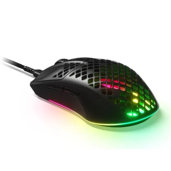 SteelSeries Aerox 3 (2022) Onyx RGB Gaming Mouse (62611)